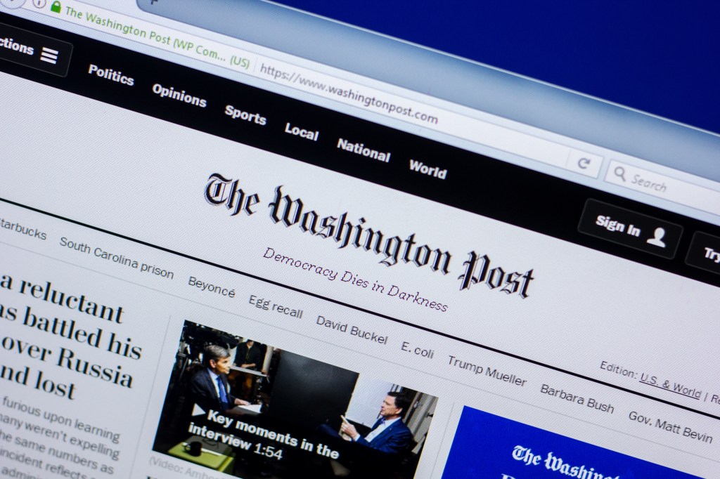 The Washington Post has ousted veteran reporter Dan Eggen from his post as the paper's senior political editor.